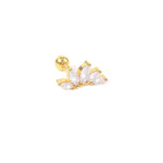 Load image into Gallery viewer, Aide 925 Sterling Silver Geometric Zircon Stud Earrings – Elegant Multi Piercing Jewelry