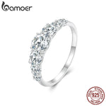 Load image into Gallery viewer, BAMOER 0.5CT D Color VVS1 Moissanite Ring – 925 Sterling Silver Engagement Ring