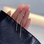 Load image into Gallery viewer, Ventfille 925 Sterling Silver Star Tassel Drop Earrings for Women
