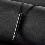 Load image into Gallery viewer, 2Pcs Titanium Steel Memorial Ashes Perfume Bottle Necklace – Minimalist Round Pendant