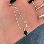 Load image into Gallery viewer, Silver Moonlight Water Drop Pendant Necklace for Women