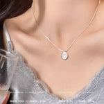 Load image into Gallery viewer, Silver Moonlight Water Drop Pendant Necklace for Women