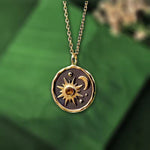 Load image into Gallery viewer, Vintage Crescent Moonstone Necklace for Women – Crystal Moon Pendant