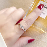 Load image into Gallery viewer, Vintage Hollow Zircon Adjustable Ring for Women – Stainless Steel Party Jewelry