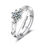 Load image into Gallery viewer, Vintage Hollow Zircon Adjustable Ring for Women – Stainless Steel Party Jewelry