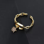 Load image into Gallery viewer, Cross Letter Adjustable Open Ring for Women – Trendy Daily Statement