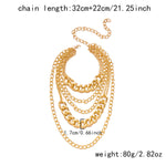 Load image into Gallery viewer, Exaggerated Yelow Multi-Layer Tassel Necklace for Women – 72cm Party Chain