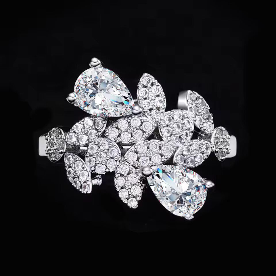 4-Piece AAA Zirconia Bridal Jewelry Set – Wedding Crystal Collection