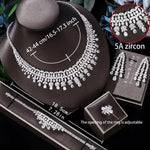 Load image into Gallery viewer, 4-Piece AAA Zirconia Bridal Jewelry Set – Wedding Crystal Collection