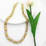Load image into Gallery viewer, Dubai Yelow Color Cuban Heart Jewelry Set for Women – Necklace, Earrings, Bracelet &amp; Ring