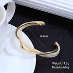 Load image into Gallery viewer, Korean Light Luxury White Shell Metallic Texture Bracelet Set for Women