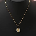 Load image into Gallery viewer, Colorful Zircon Virgin Mary Star Necklace for Women – Hollow Sky Design