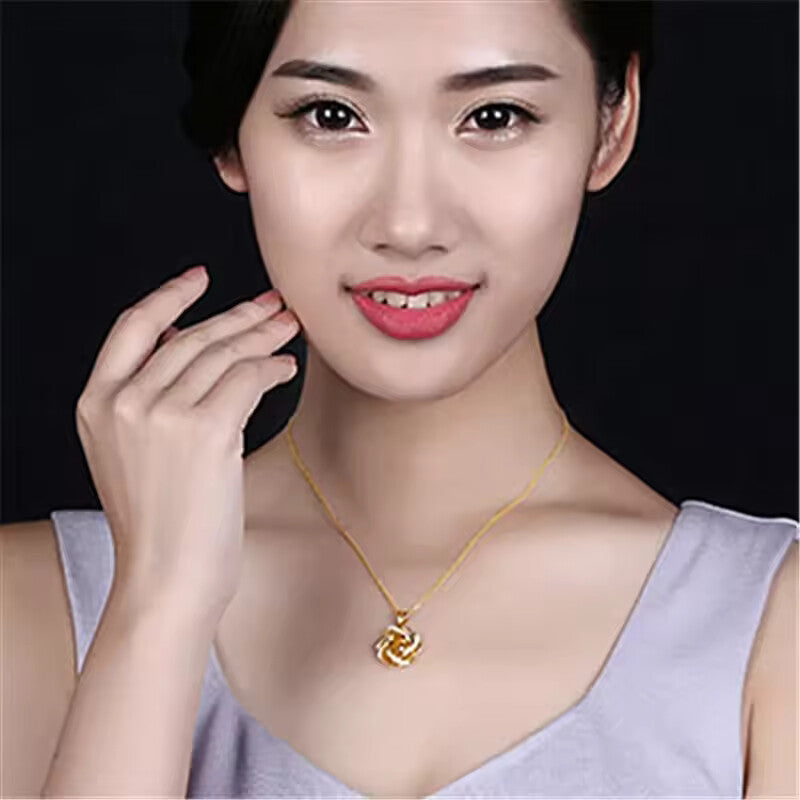 Real Yelow 2 Carat Topaz Pendant with Diamond Accents – Luxury Women’s Necklace