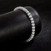 S925 Silver Platinum-Plated Moissanite Bracelet for Women