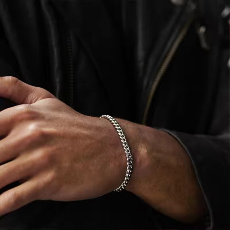 Vnox 3–11mm Miami Curb Chain Bracelet – Stainless Steel Cuban Link for Men